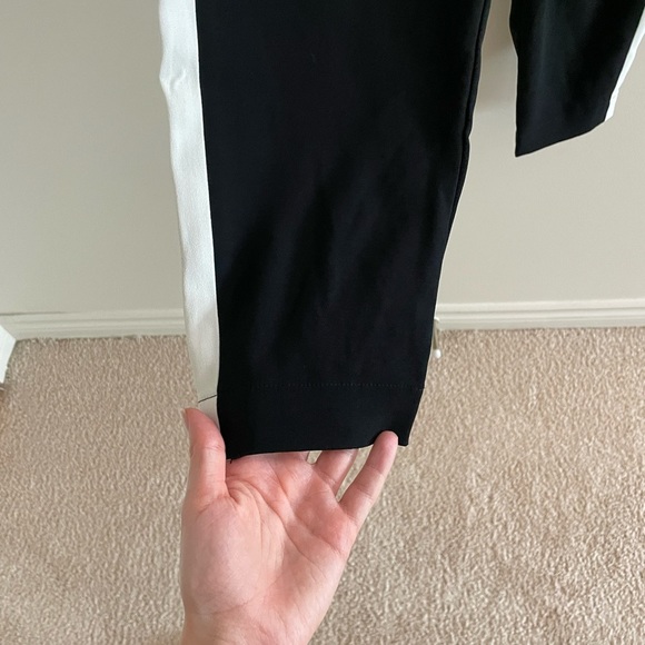 Aritzia Babaton Dexter Pants Black With White Stripe Size XS - Picture 6 of 8